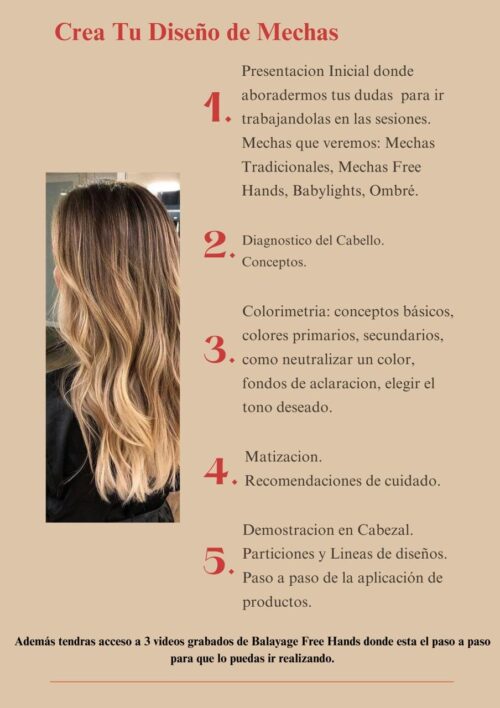 Formación Online Crea Tu Diseño de Mechas - Imagen 3